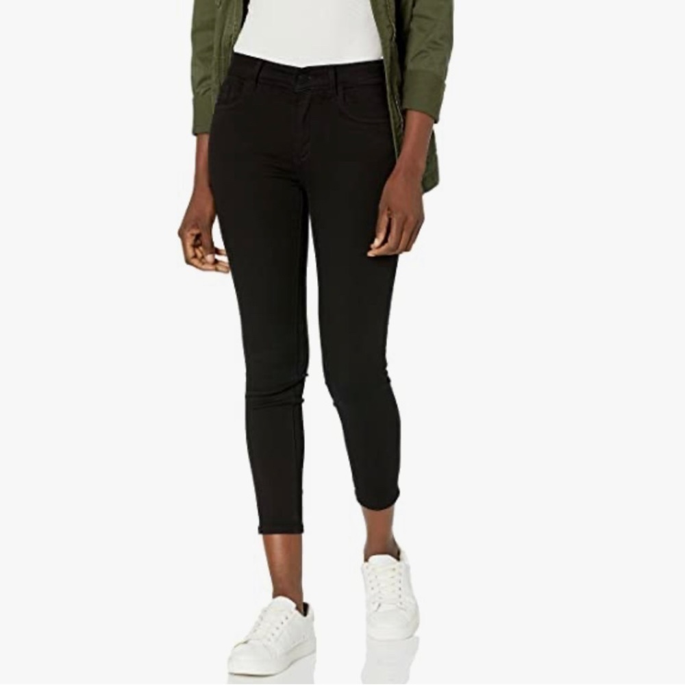 DL1961 Women's Florence Cropped Instasculpt Mid-Rise Skinny Fit Cropped Jean